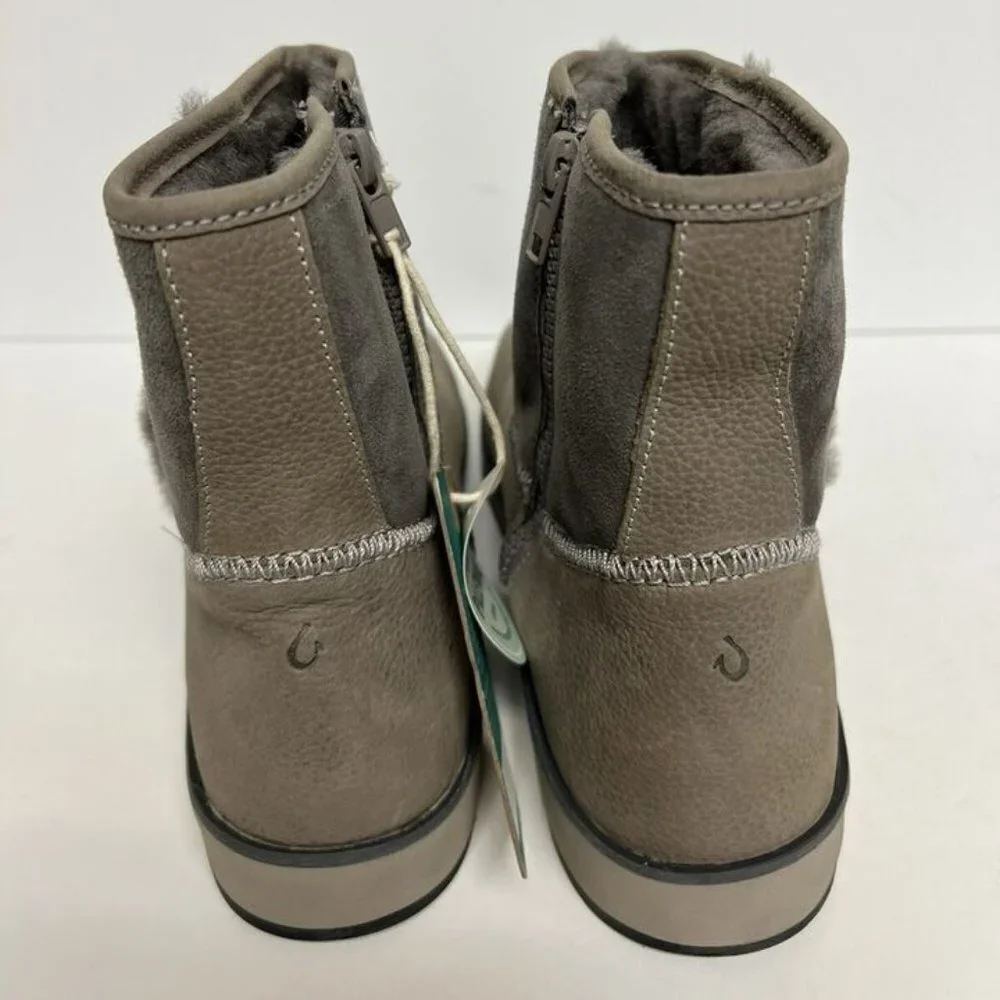 Olukai Womens Pa’ina Hulu Boot Fog Size 9.5 M
